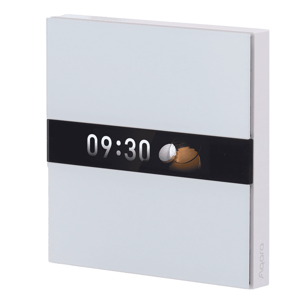 Interruptor de Ecrã AQARA Display Switch V1 EU (LCD 2,08'' - 2 Canais - Branco)