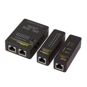 Testador de Cabos de Rede LOGILINK WZ0015P (RJ-11, RJ-12, RJ-45 - Rede, telefónicos e coaxiais - Preto)