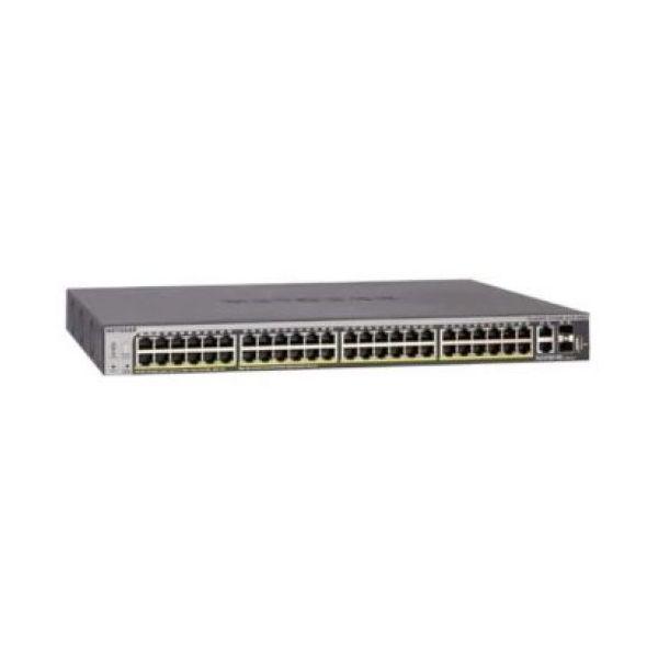 Switch Gerido NETGEAR GS752TX-300EUS (Gigabit Ethernet - 176 Gbit/s - L3 Lite - Cinzento) — miniatura 2
