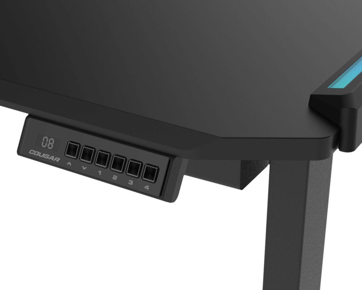 Secretária Gaming COUGAR Deimus 120 ARGB (Forma retangular - Multicor - MDF - Preto) — miniatura 6
