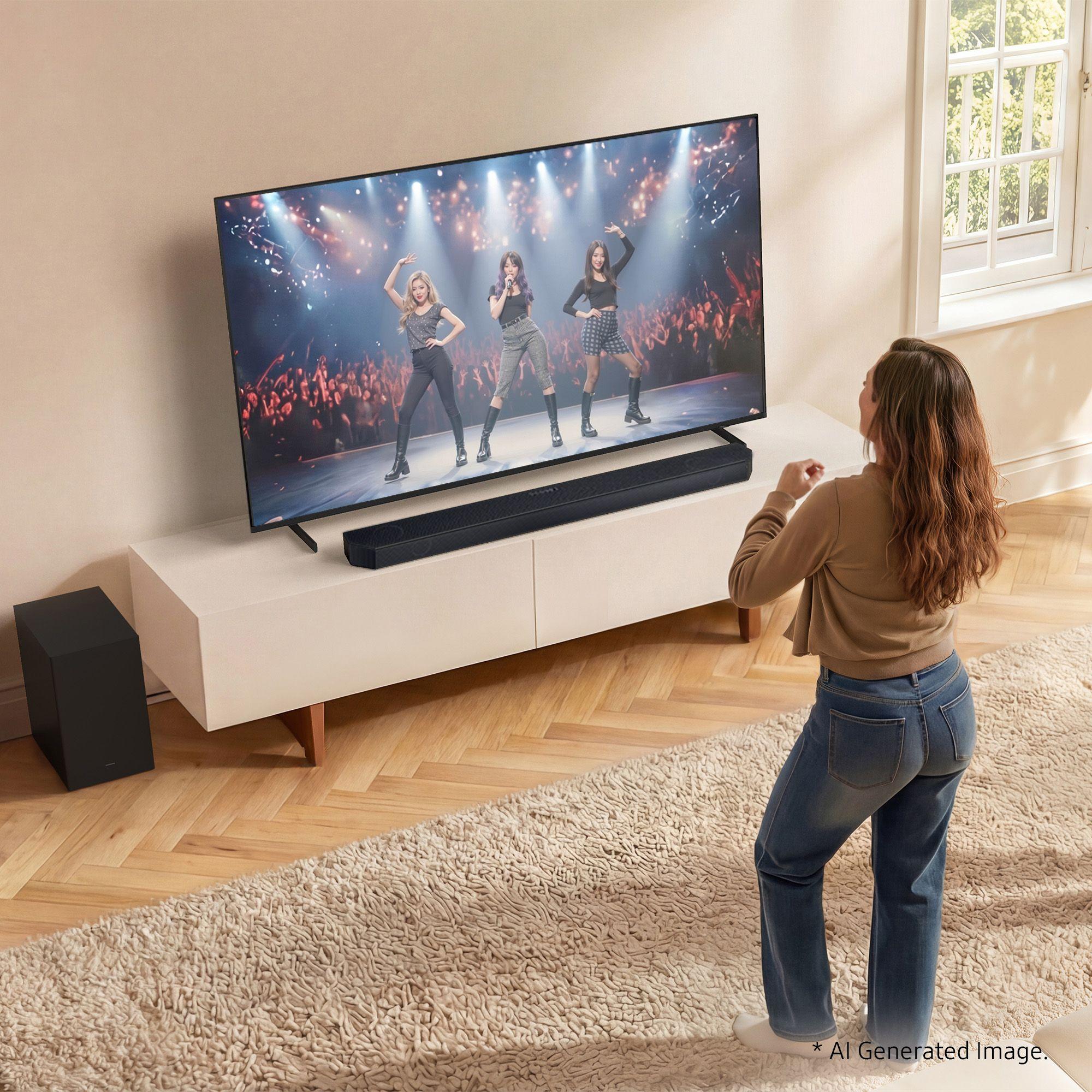 Barra de Som SAMSUNG HW-Q600H/XC (37 W - Com fios e sem fios - Preto), miniatura 2