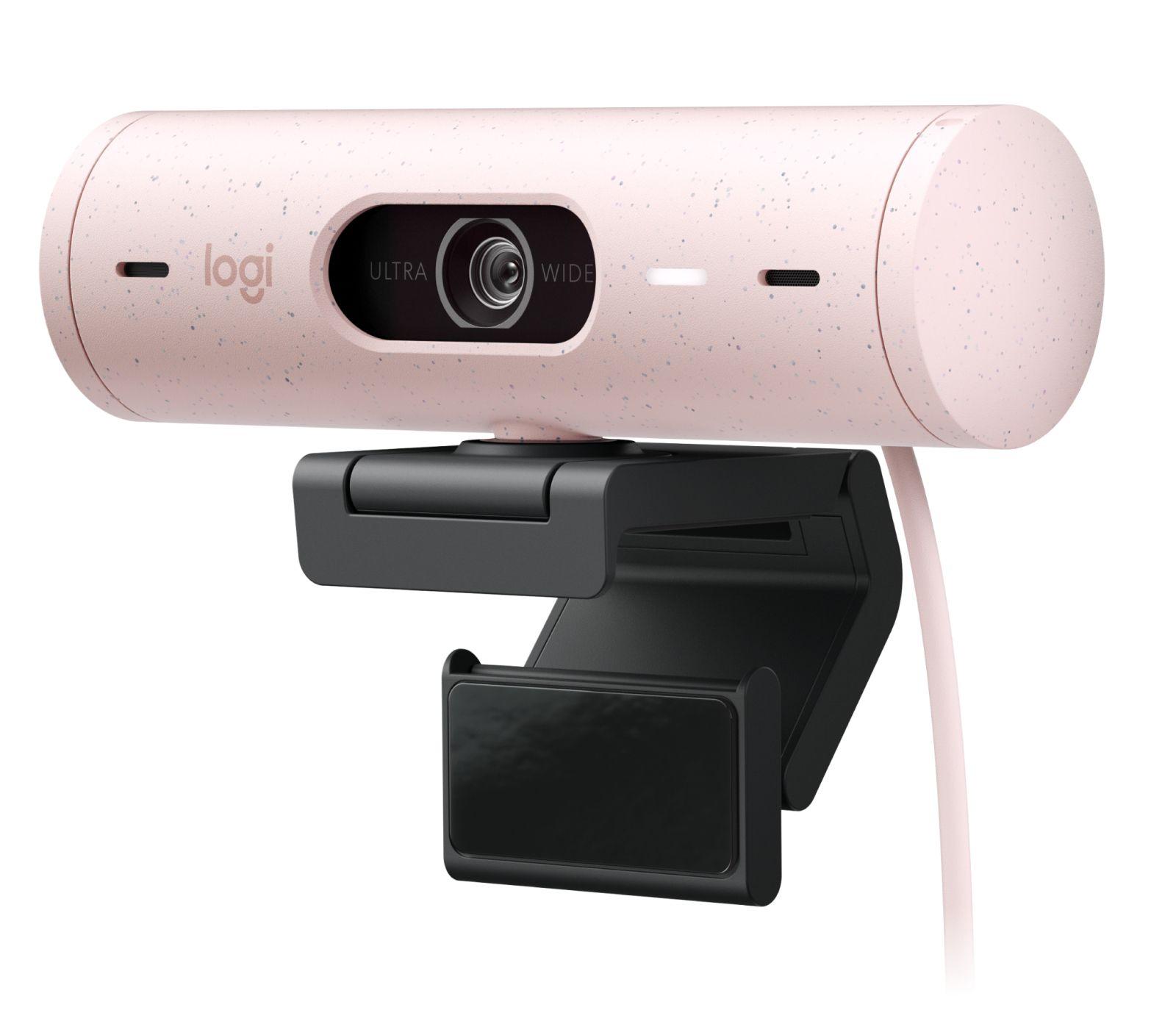 Webcam LOGITECH Brio 500 (USB Type C - USB Type-C - Rosa) — miniatura 2