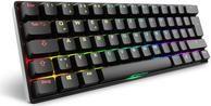 Teclado SHARKOON SKILLER SGK50 S4 Gen2 (Alemão - Gateron Yellow - 60% - Preto)