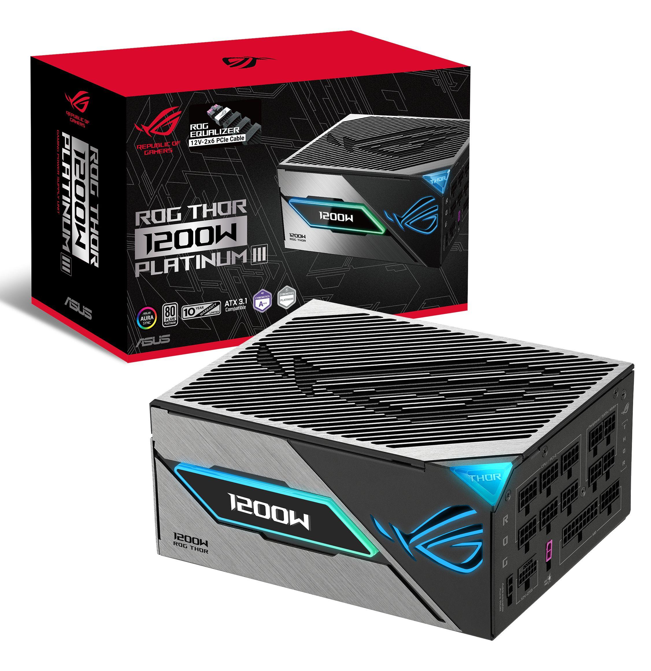 Fonte de Alimentação ASUS ROG Thor 1200W Platinum III (ATX - 1200 W - 80 Plus Platinum - Preto), miniatura 12