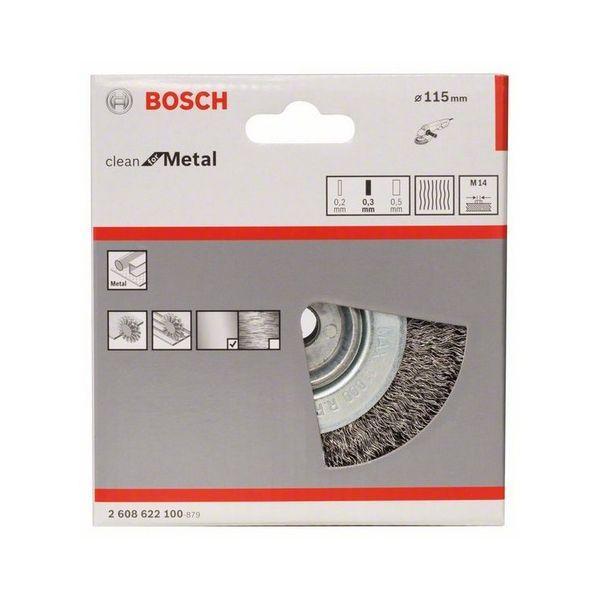 Escova de Arame em Disco BOSCH 2608622100 (Arame de aço ondulado - 11,5 cm), miniatura 3