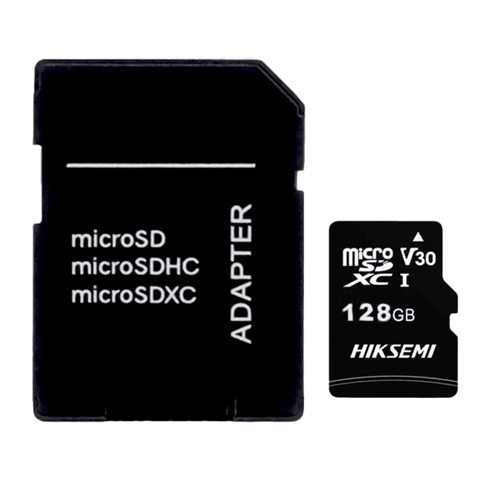 Cartão de Memória HIKVISION HS-TF-C1STD-128G (128GB - Até 92 MB/s)