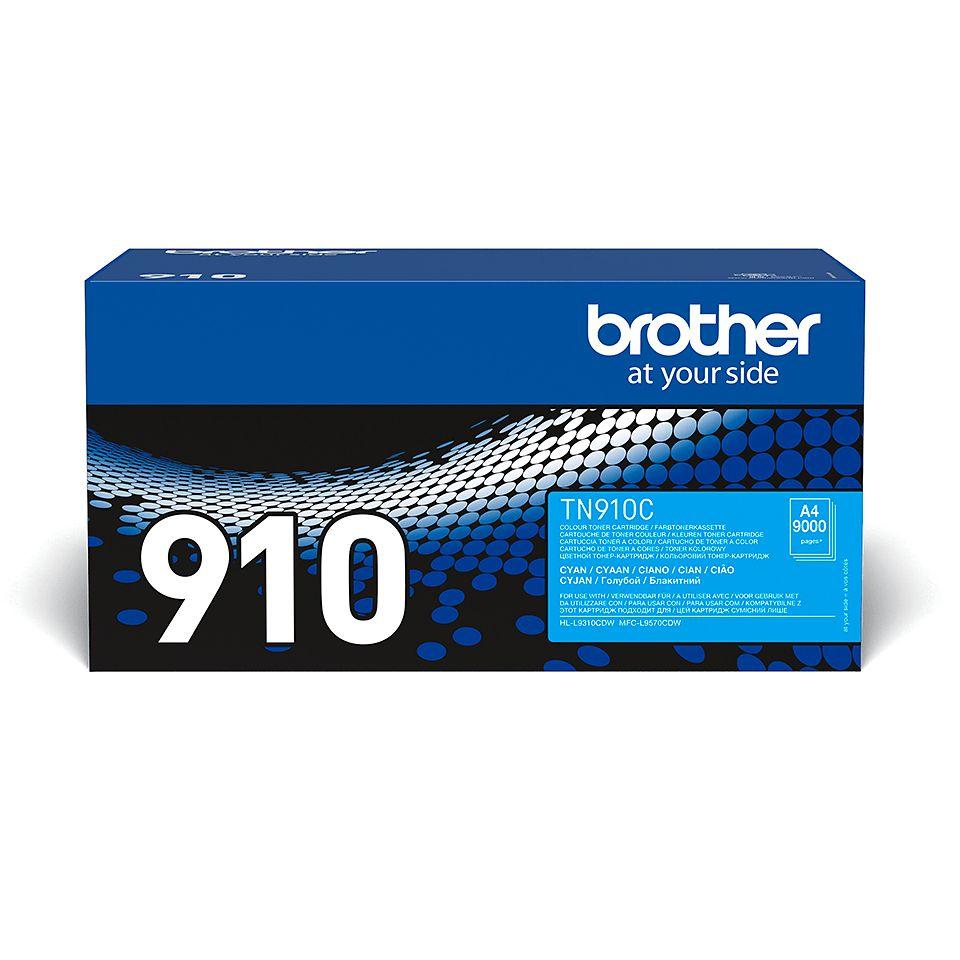 Toner BROTHER TN-910C (9000 páginas - Ciano)