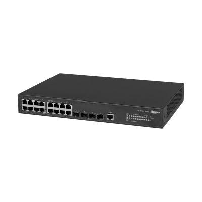 Switch DAHUA DH-AS4300-16GT4GF (Gigabit Ethernet - 1,5 MB - 40 Gbit/s - Preto)