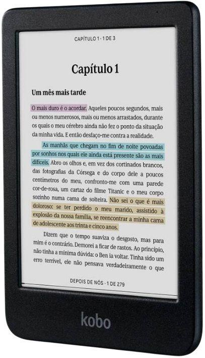 Leitor de Livros Eletrónicos KOBO Clara Colour (6" - 1448 x 1072 pixels - E Ink Kaleido - Preto) — miniatura 2
