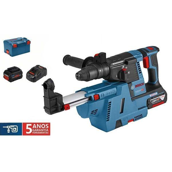 Martelo Perfurador BOSCH GBH 18V-26 F (Preto e Verde), miniatura 2