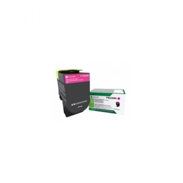 Toner LEXMARK 71B20M0 (2300 páginas - Magenta)