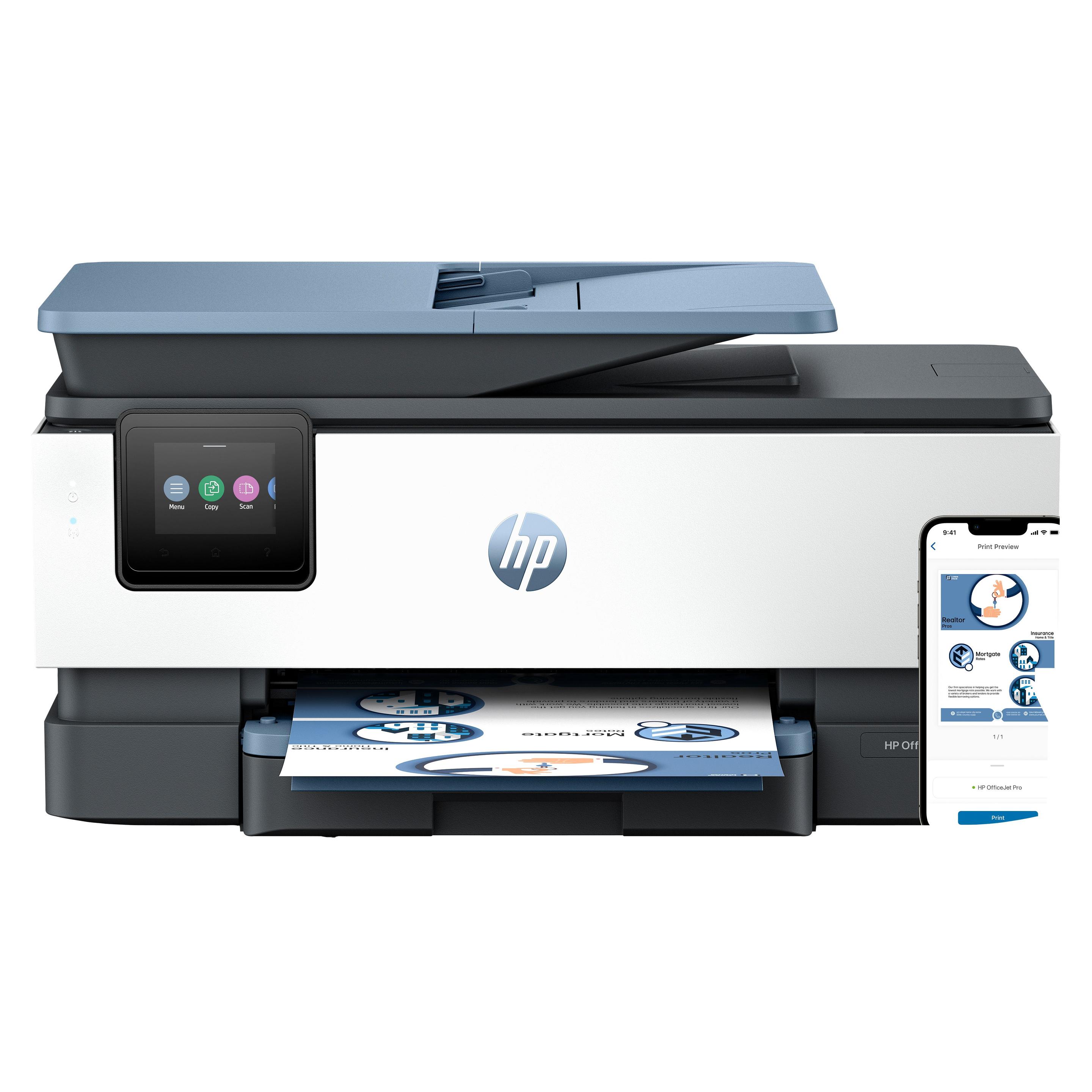 Impressora Multifunções HP OfficeJet Pro 8135e (A4 - Impressão a cores - 225 folhas - Azul)