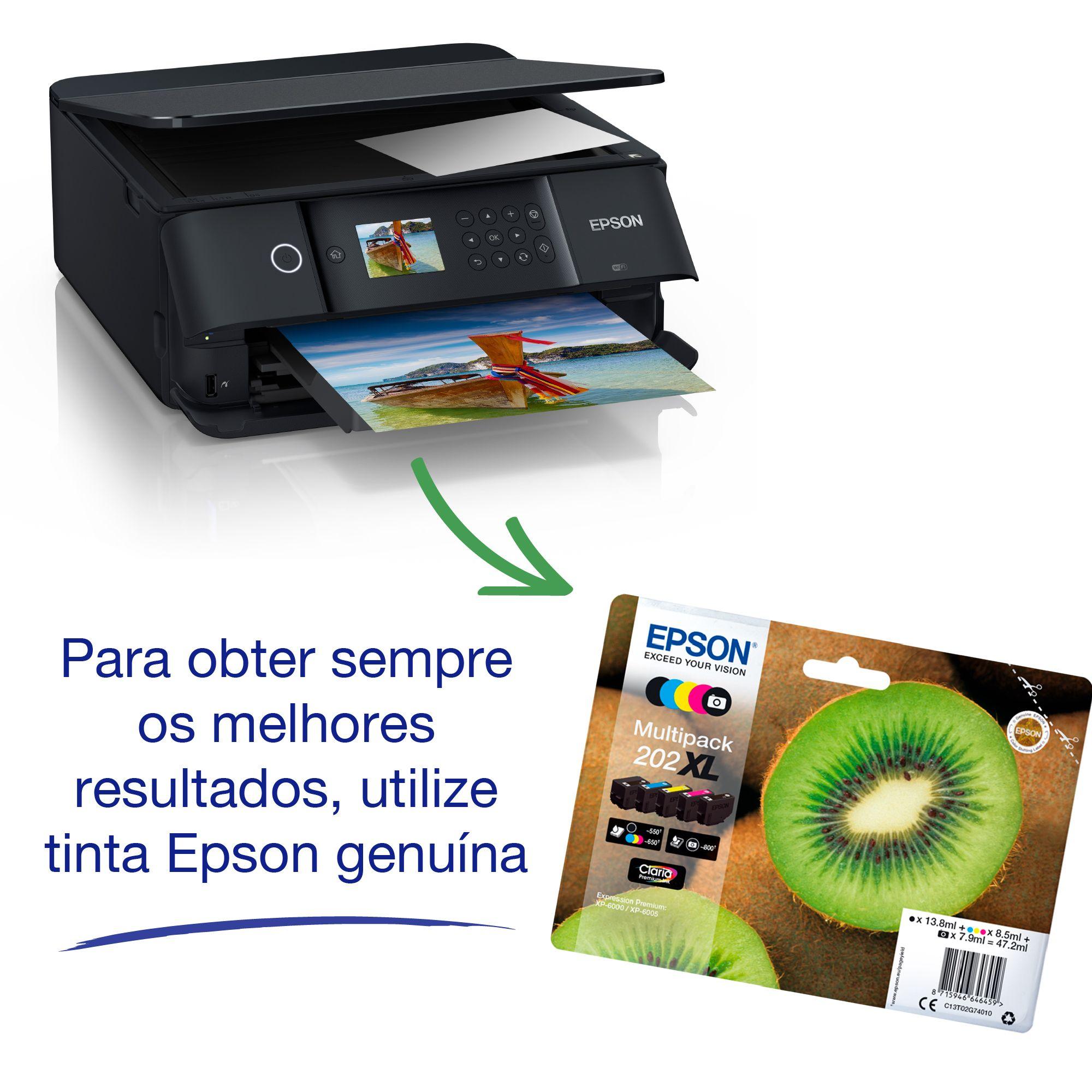 Impressora Multifunções EPSON Expression Premium XP-6100 (A4 - Impressão a cores - 100 folhas - Preto) — miniatura 6