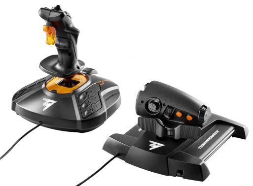 Joystick THRUSTMASTER T.16000M FCS HOTAS (PC - Com fios - Preto e Laranja) — miniatura 3