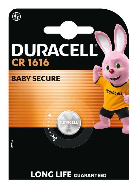Pilha de Botão DURACELL CR1616 (3 V - Lítio)