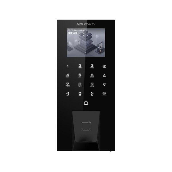 Terminal Autónomo de Controlo de Acessos HIKVISION DS-K1T807EBFWX-E1 (PoE - Impressão Digital, Cartão EM e PIN - IP65) — miniatura 2