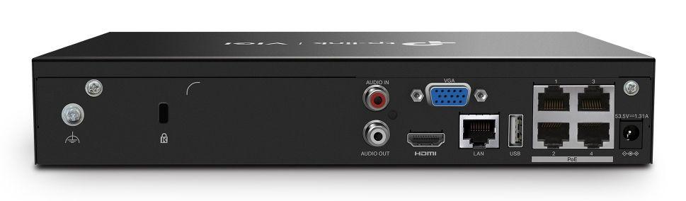 Gravador de Vídeo em Rede TP-LINK VIGI NVR1004H-4P-2TB (4 canais - 2TB - PoE - Preto), miniatura 4