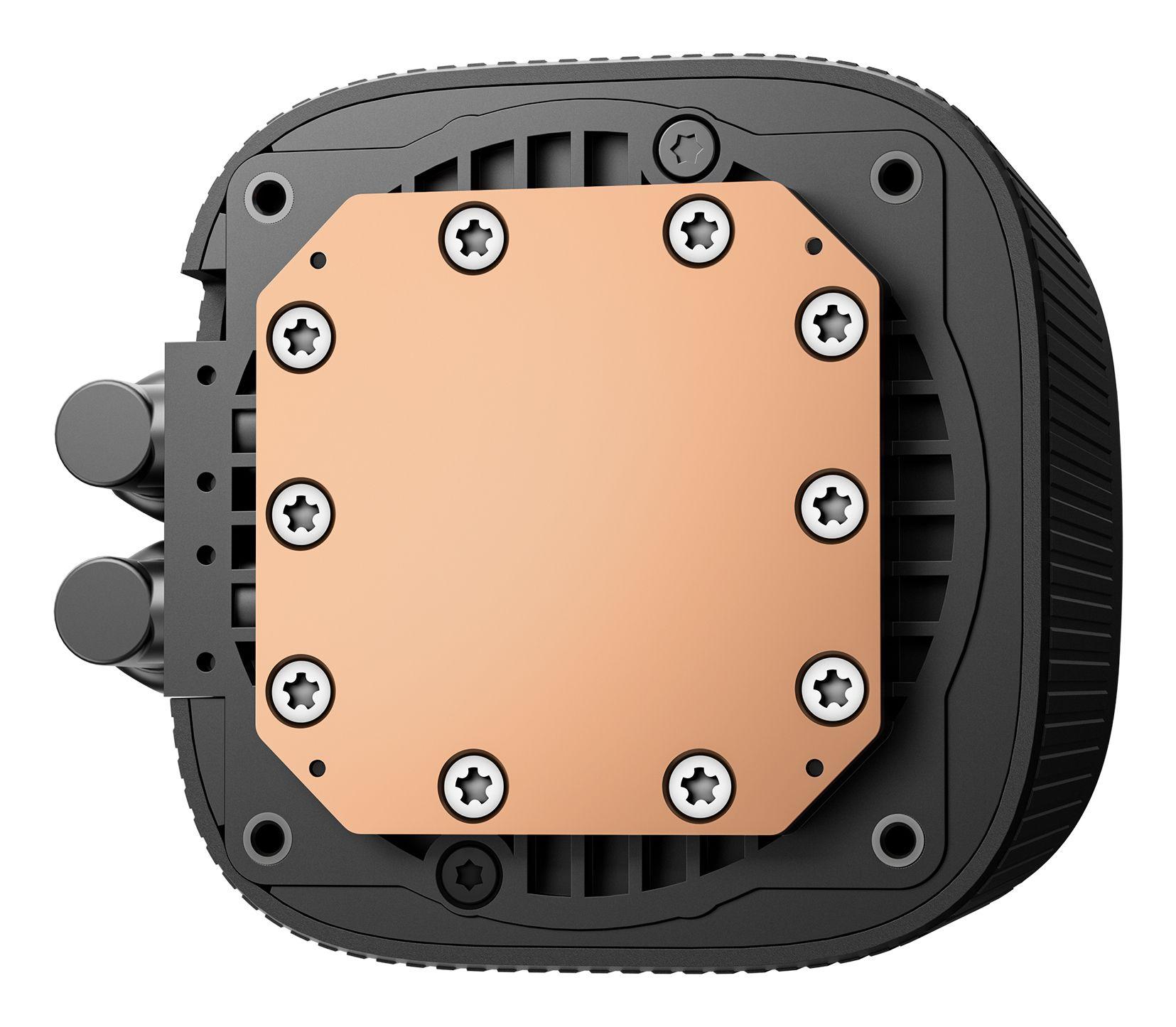 Sistema de Refrigeração Líquida para CPU DEEPCOOL LE360 V2 ZERO DARK (120 mm - 1600 RPM - Multi - Preto), miniatura 2