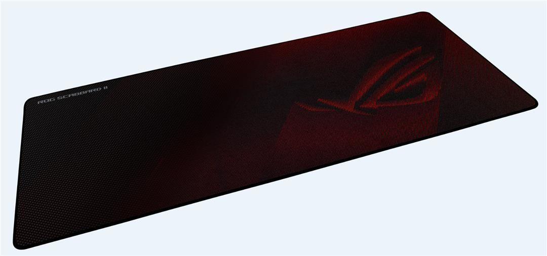Tapete de Rato ASUS ROG Strix Scabbard II (Tecido, Borracha - 3 mm - Preto e Vermelho) — miniatura 3