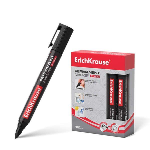 Marcador Permanente ERICHKRAUSE P-400 (Preto)