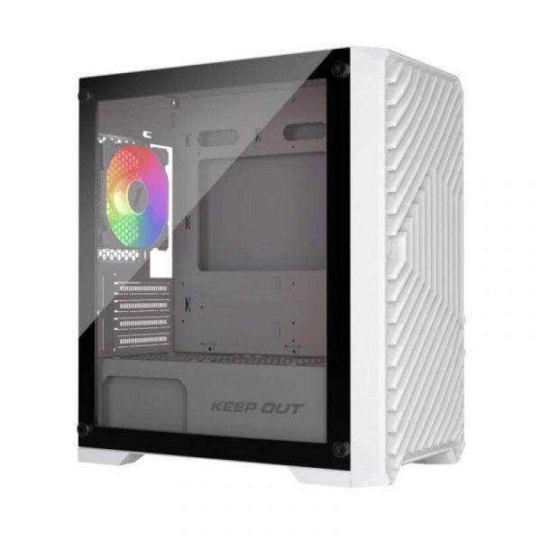 Caixa PC para Jogos KEEP OUT XC-220W Glass (Branco) — miniatura 2