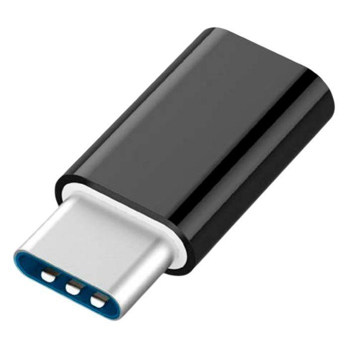 Adaptador USB Type-C para Micro USB GEMBIRD A-USB2-CMmF-01 (Micro USB - USB Type-C - Preto) — miniatura 3