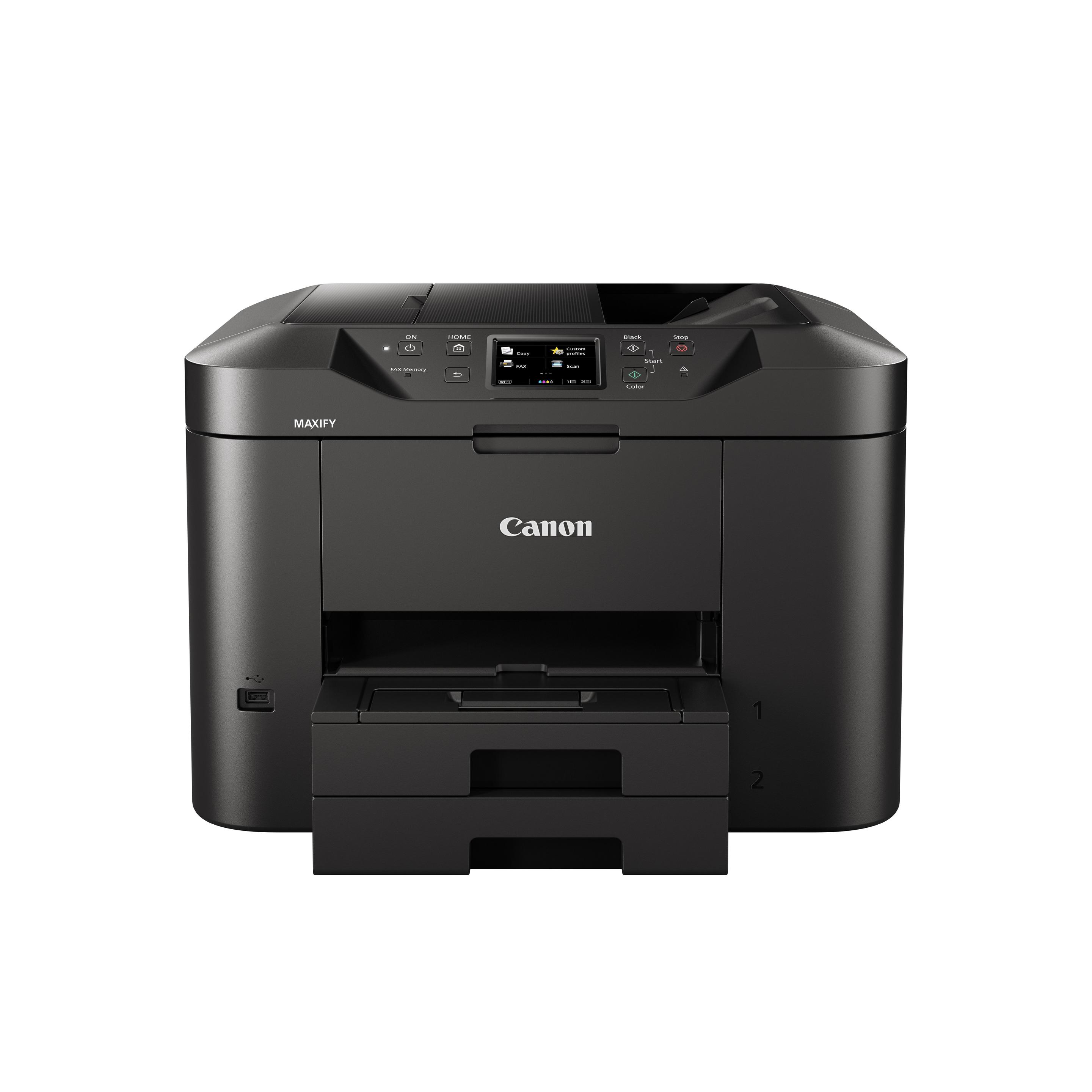 Impressora Multifunções CANON MAXIFY MB2750 (A4 - Impressão a cores - 500 folhas - Preto)