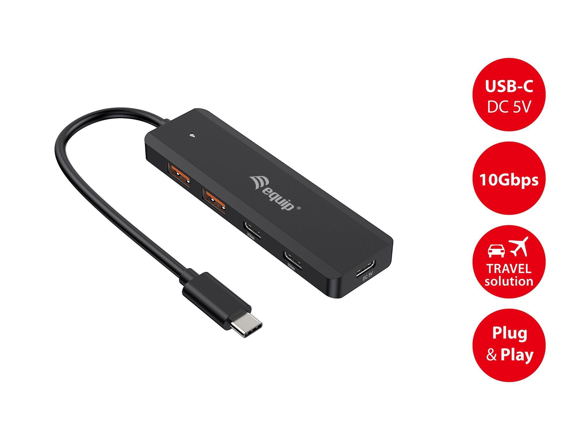 Hub USB-C EQUIP 128966 (0,18 m - Preto) — miniatura 6