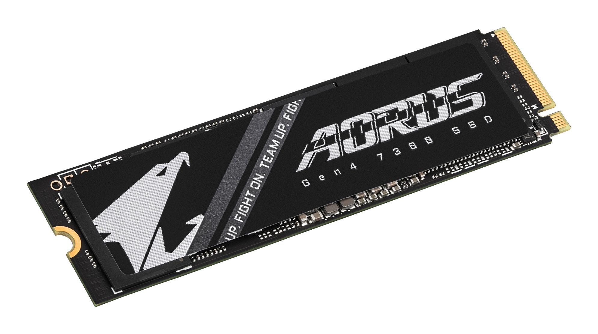 SSD GIGABYTE AORUS Gen4 7300 (1 TB - M.2 2280 - PCIe 4.0 NVMe - Preto) — miniatura 2