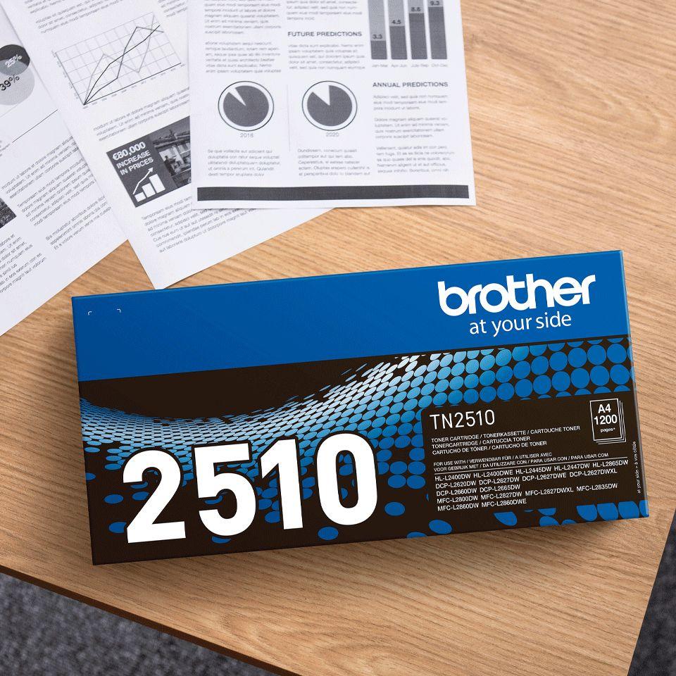 Toner BROTHER TN2510 (1200 páginas - Preto), miniatura 5