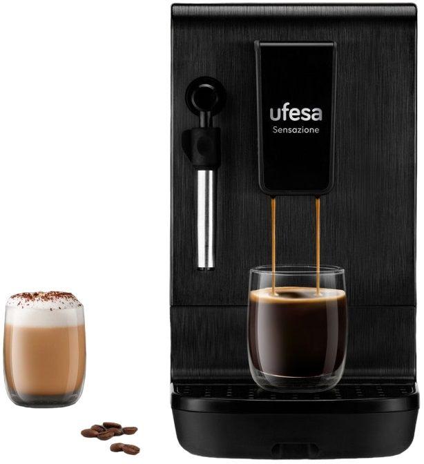 Máquina de Café Expresso Automática UFESA Sensazione CMAB200.100 (Grãos de café, Café moído - 20 bar - 1,4 L - Preto) — miniatura 3