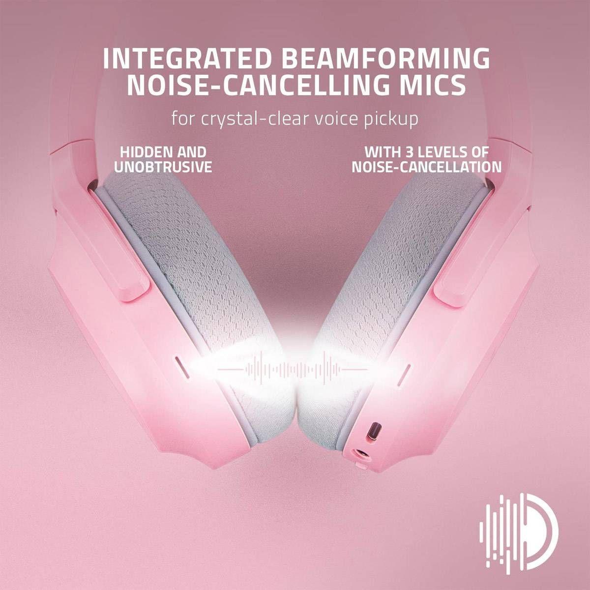 Headset Gaming RAZER Barracuda (Binaural - Sem fios - Circum-aural - Rosa) — miniatura 4