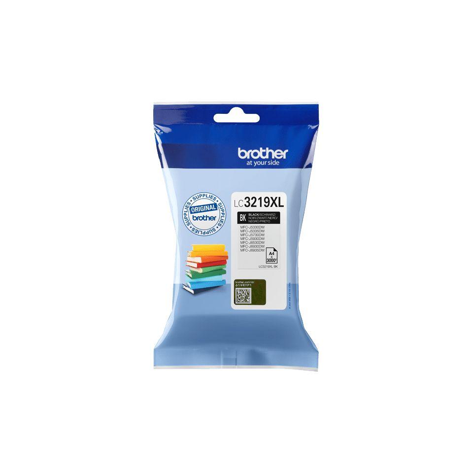 Tinteiro BROTHER LC3219XLBK (3000 páginas - Preto), miniatura 2