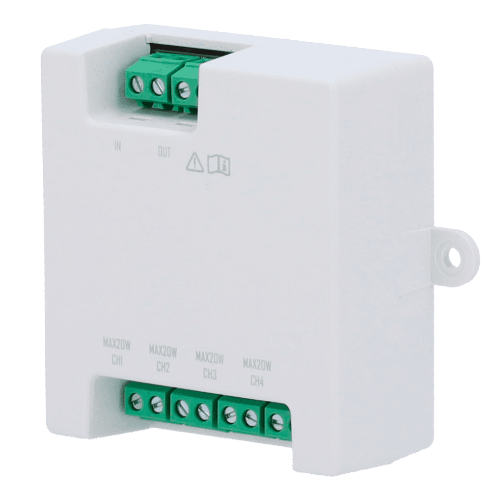 Distribuidor de 2 Fios HD HIKVISION DS-KAD7061EY (4 canais - 2 canais para cascata)