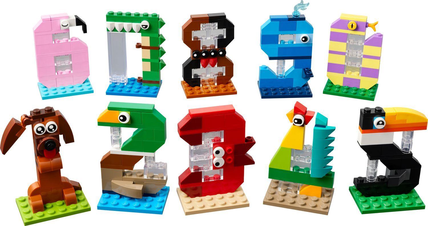 LEGO 40807 Seasonal Números de Aniversário (6+ anos - 281 peças)