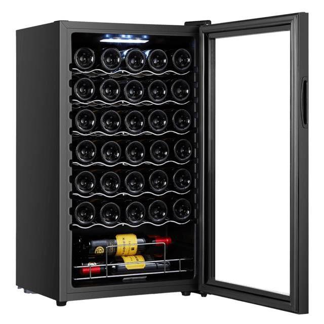 Cave de Vinho CECOTEC Bolero GrandSommelier 34030 (34 garrafas - 80 l - Altura 84 cm - Preto) — miniatura 2
