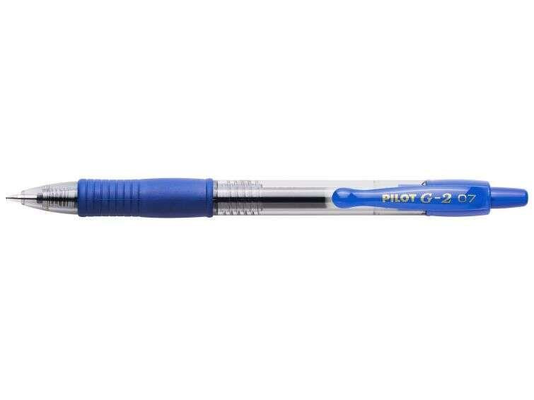 Caneta de Gel PILOT G-2 (Borracha - Azul)