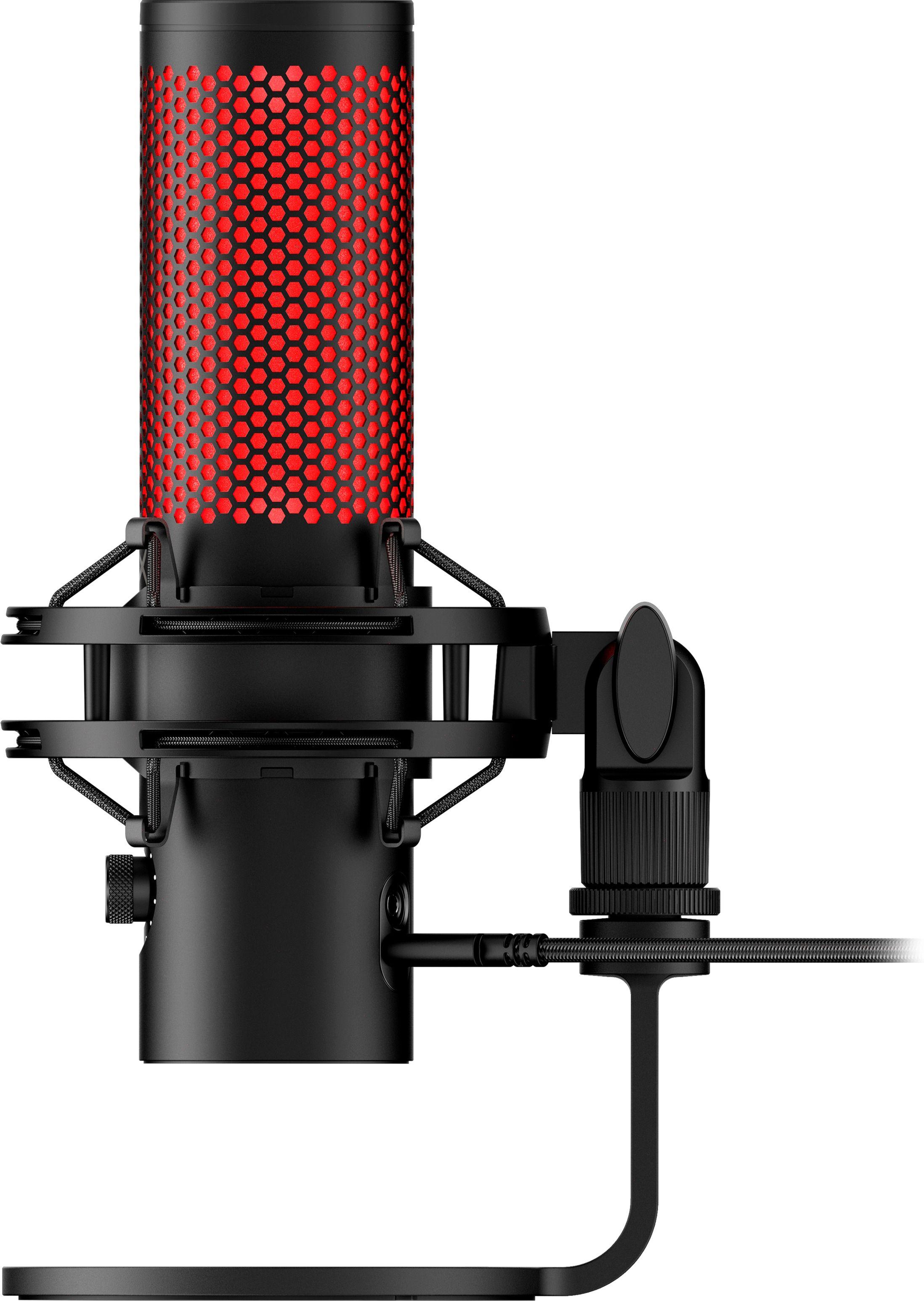 Microfone HYPERX QuadCast 2 (Microfone de podcast - Com fios - 3,5 mm - Preto) — miniatura 3