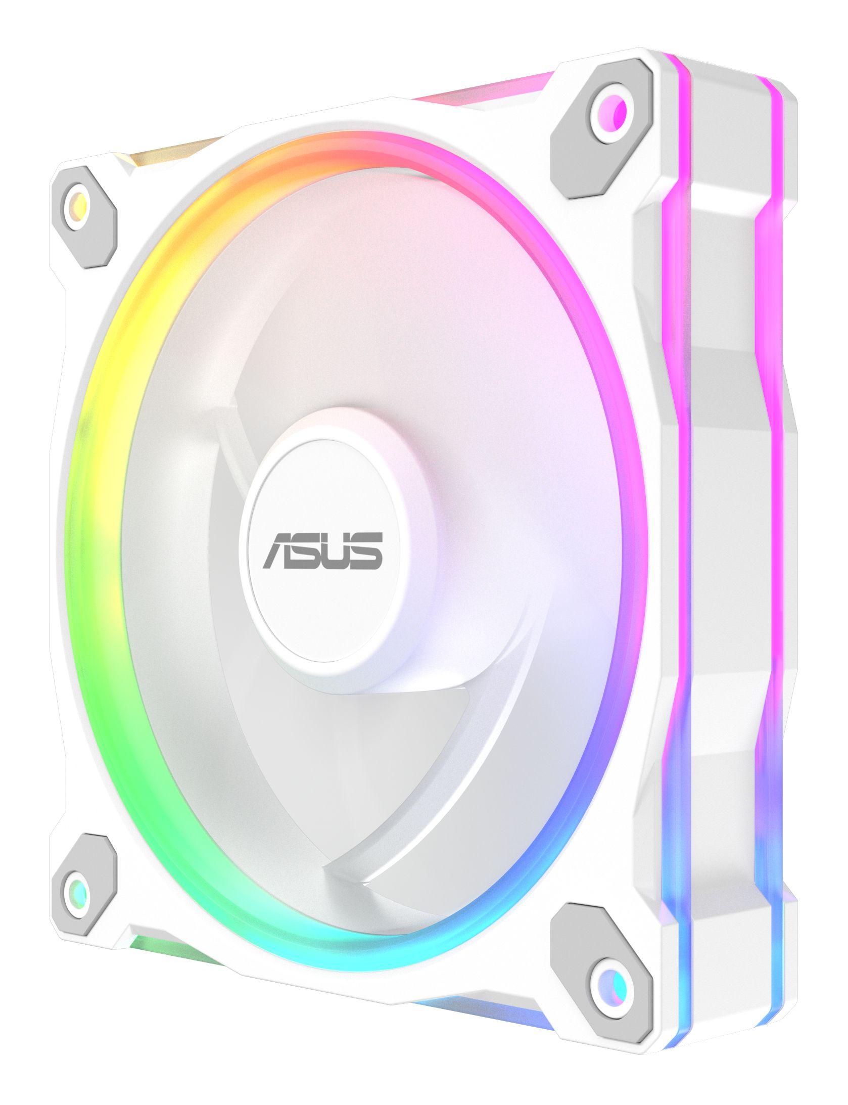 Conjunto de Ventoinhas para Caixa PC ASUS Prime MR120 ARGB White 3in1 (Branco) — miniatura 8