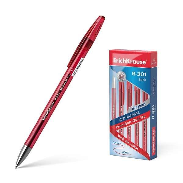 Caneta de Gel ERICHKRAUSE R-301 Original (Vermelho)