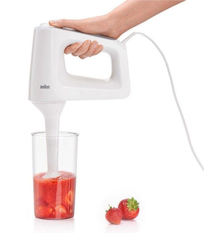 Batedeira Manual BRAUN HM 3135 WH (500 W - 0,6 l - Branco e Cinzento) — miniatura 13