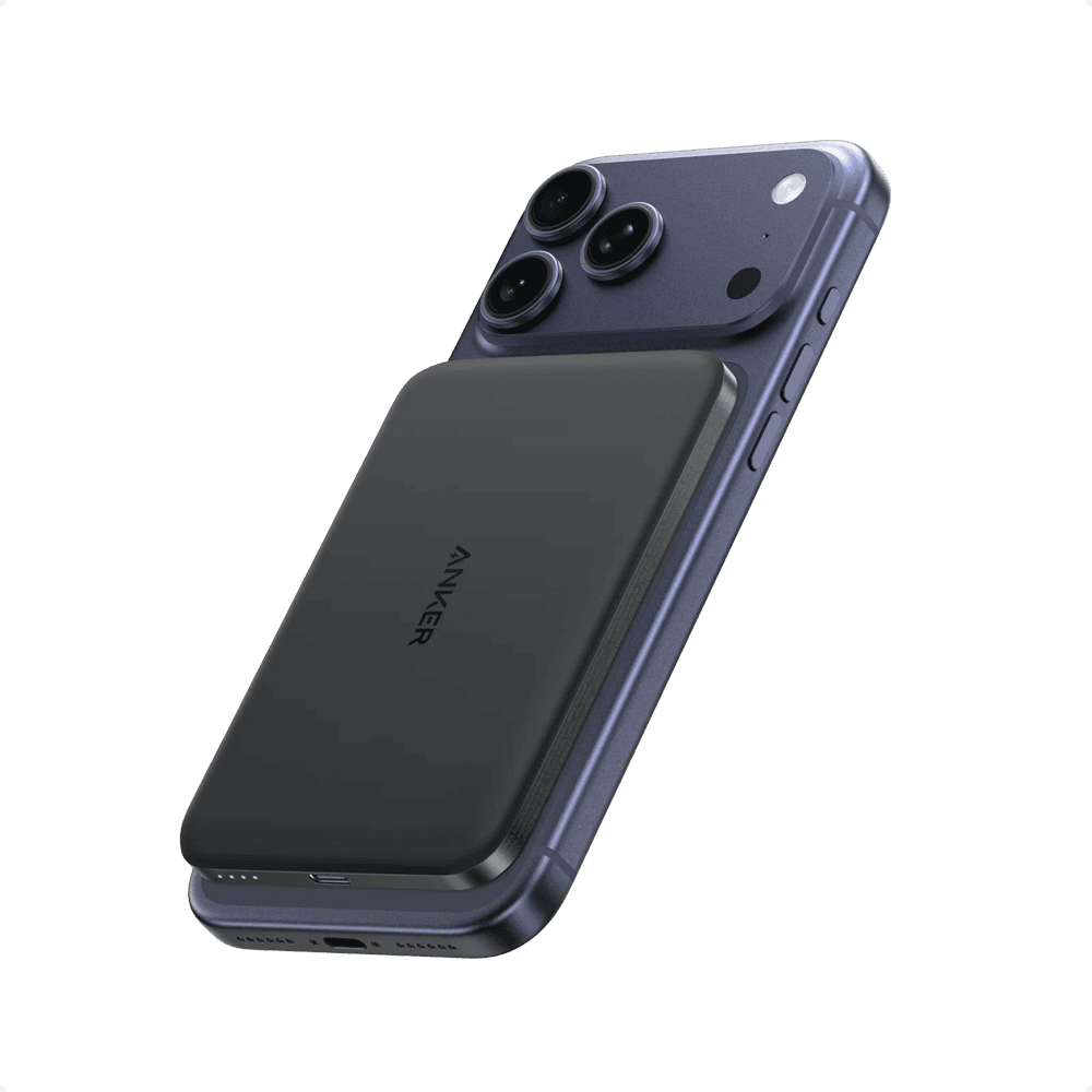 Powerbank Magnética ANKER Nano MagGo Slim (5000 mAh - USB Type-C - Preto)