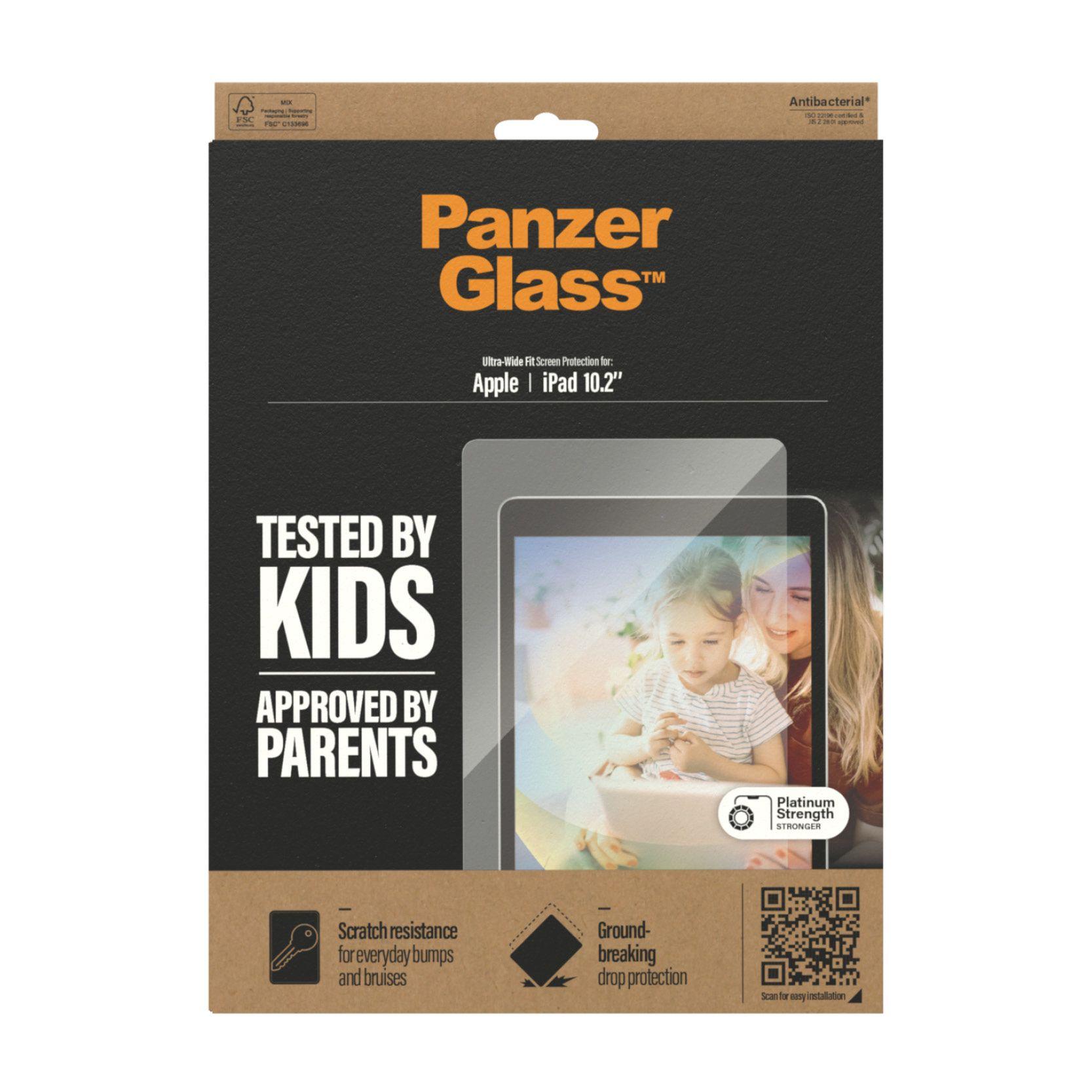 Protetor de Ecrã PANZERGLASS 2673 para iPad 10,2″ (2019-2021) (Apple - Transparente) — miniatura 3