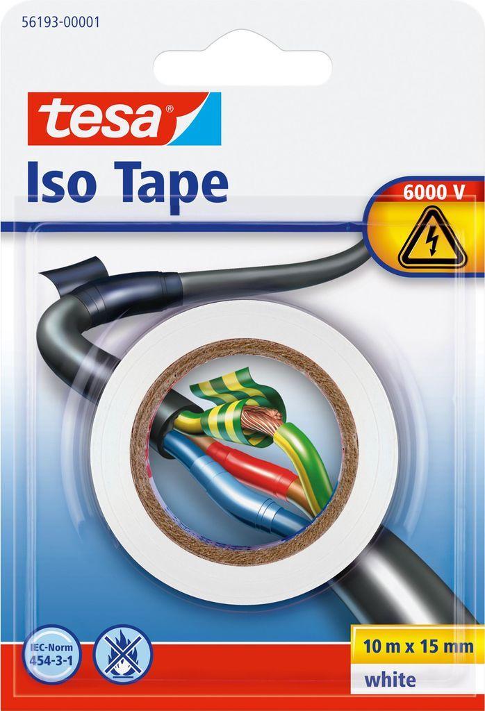 Fita Isoladora Elétrica TESA 56193-00001-04 (PVC - Branco)