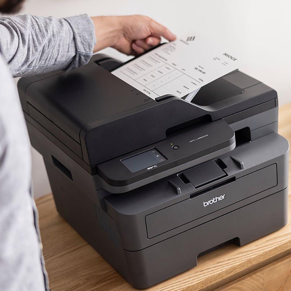 Impressora Multifunções Laser BROTHER MFC-L2860DWE (A4 - Impressão a preto e branco - 250 folhas - Preto) — miniatura 2