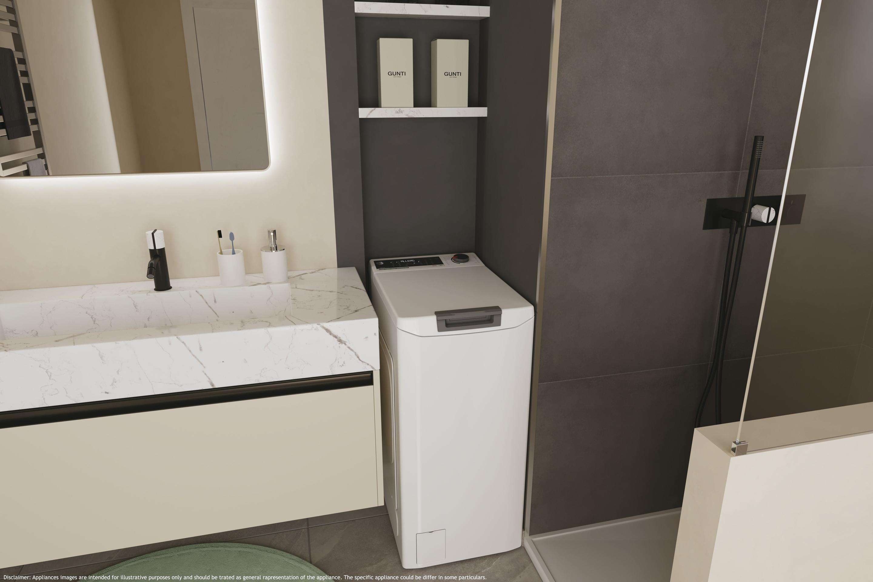 Máquina de Lavar Roupa Independente HOOVER THO476TM5S (1400 RPM - B - C - Branco) — miniatura 6