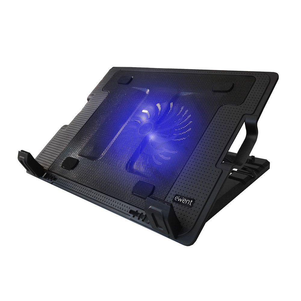 Base de Refrigeração EWENT EW1258 (até 17" - 2 USB - Preto)