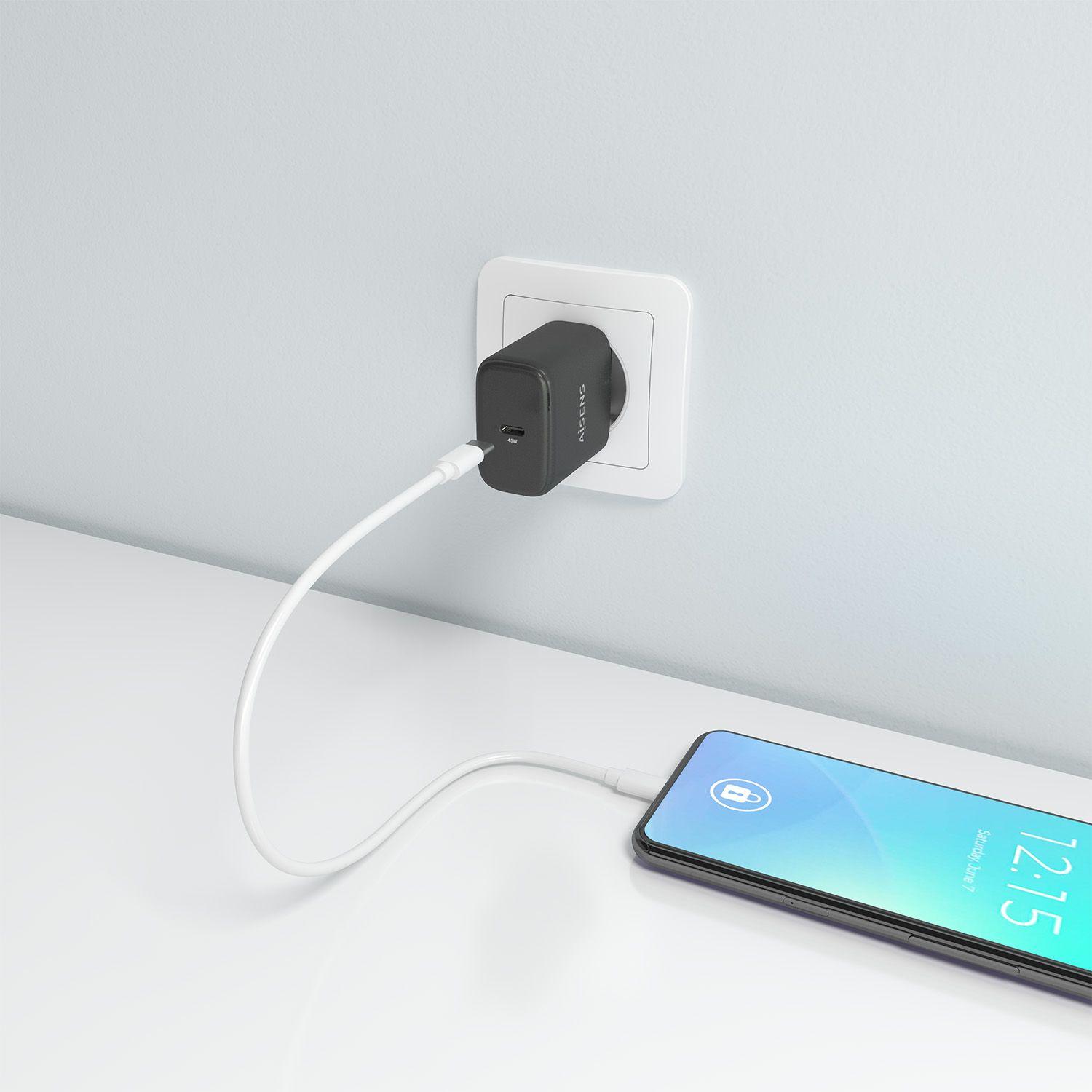Carregador USB-C AISENS A110-0970 (45 W - Preto), miniatura 6