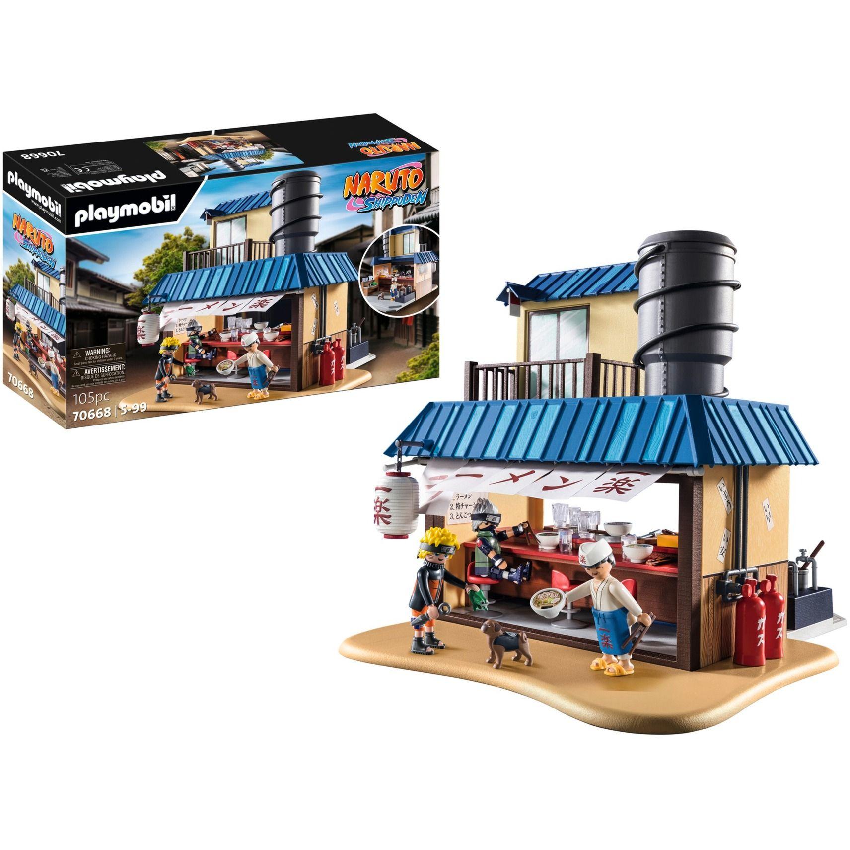 Conjunto de Construção PLAYMOBIL Naruto Shippuden Ichiraku Ramen Shop 70668 (5 anos - Multicor)