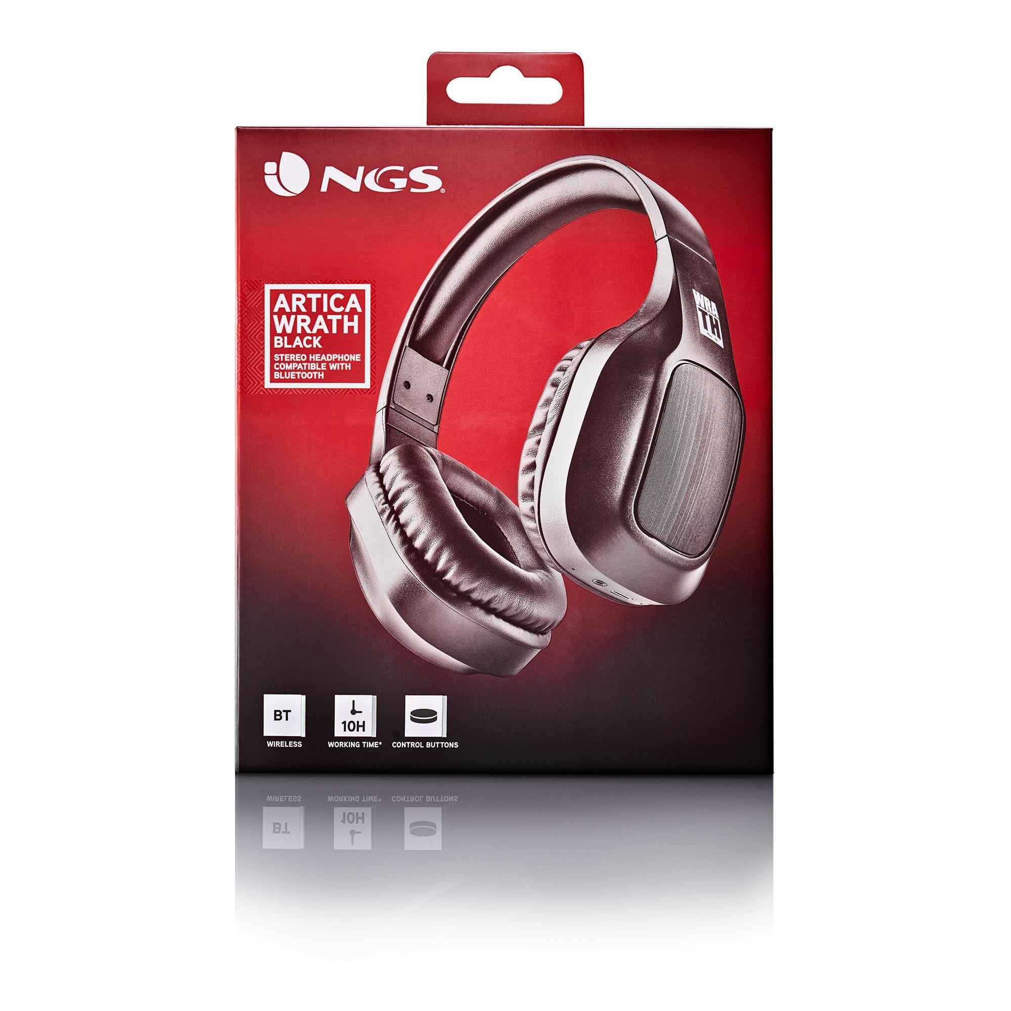 Auscultadores NGS Artica Wrath (Binaural - Com fios e sem fios - Circum-aural - Preto), miniatura 8